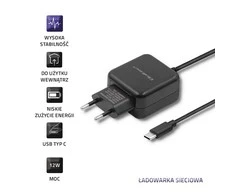 QOLTEC ikroviklis 12W 5V 2.4A USB tipa C juodas
