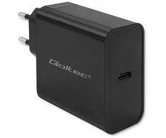 Maitinimo Adapteris - Qoltec 52379 65W PD Įkroviklis USB-C Juodas
