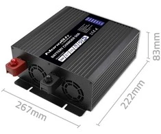Akumuliatorius Qoltec 51957 išmanusis Monolith įkroviklis LiFePO4 AGM GEL SLA akumuliatoriams | 50A | 12V