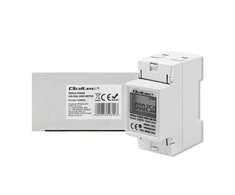 QOLTEC 50899 vienfazis elektroninis energijos suvartojimo matuoklis 230V LCD 2P DIN bėgis
