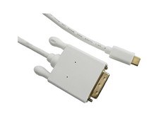 QOLTEC 50416 Qoltec DisplayPort Alternatyvus režimas USB 3.1 CM / DVI M 4Kx2K 1m