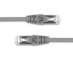 Tinklo laidas Kabelis sujungimo ftp cat5e 2 x rj-45 3 m didelis greitis auksinis ekranuotas Qoltec