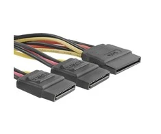 Qoltec Kabelis moteriškas SATA skirstytuvas | 2xmoteris | 0,5 m