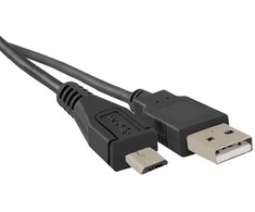 Qoltec USB laidas USB-A – microUSB 0,25 m juodas (50494)
