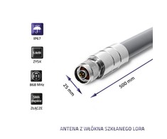QOLTEC 57024 LoRa Antenna 5.8dBi Outdoor