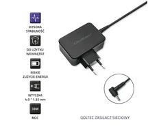 QOLTEC 52390 Maitinimo adapteris, skirtas ultrabook Asus 33W 19V 1.75A 4.0x1.35