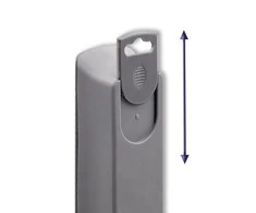 QOLTEC 50275 Maitinimo juosta 5 lizdai 1,8m Pilkas