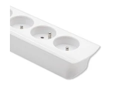 QOLTEC 50276 Maitinimo juosta 5 lizdai 1,8m Baltas