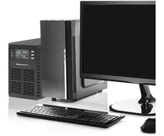 QOLTEC 52281 Nepertraukiamo maitinimo šaltinis UPS / 2kVA / 2000W / Galios koeficientas 1.0 / LCD / EPO / USB / Prisijungęs