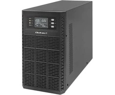 QOLTEC 52282 Nepertraukiamo maitinimo šaltinis UPS / 3kVA / 3000W / Galios koeficientas 1.0 / LCD / EPO / USB / Prisijungęs