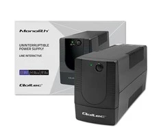 QOLTEC 53773 nepertraukiamo maitinimo linijos interaktyvus monolitas 850VA 480W