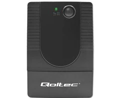 QOLTEC 53772 nepertraukiamo maitinimo linijos interaktyvus monolitas 650VA 360W