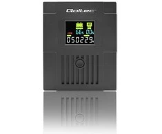 QOLTEC 53770 nepertraukiamo maitinimo linijos interaktyvus monolitinis 1500VA 900W LCD USB