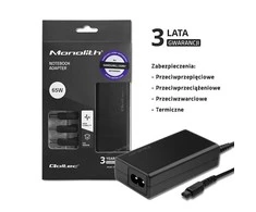QOLTEC 52415 Maitinimo adapteris, skirtas Samsung Sony 65W / 3 kištukai / maitinimo kabelis