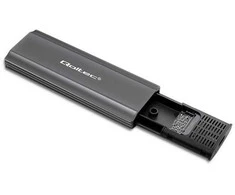 Qoltec 52271 Korpusas NV2271, skirtas M.2 SSD diskui | SATA | NVMe | USB-C | 2TB