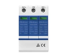 QOLTEC 52586 DC apsaugos nuo viršįtampių iškroviklis / 3P / 1000V / T2 / BC