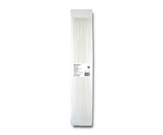 Qoltec Kabelių raiščiai 4,8x500mm, nailoniniai UV, 50vnt, balti