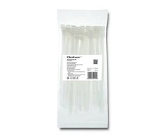 QOLTEC 52215 Zippers Qoltec 7.2 200 50szt nylon UV Baltas