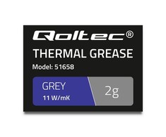 QOLTEC 51658 Qoltec Termopasta 11W/mK 2g pilkas