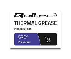 QOLTEC 51635 Thermal paste 2.5W/m-K 1g pilkas