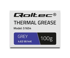 Qoltec terminė pasta 4.63 W/m-K 100g pilka