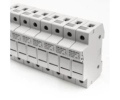QOLTEC 52584 Saugiklio pagrindas Nuolatinės srovės saugiklis / 2P / 1000V / 30A / 10x38 / saulės
