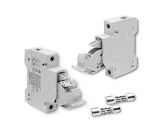 QOLTEC 52582 Saugiklio pagrindas su diodiniu nuolatinės srovės saugikliu / 1P / 1000V / 30A / 10x38 / saulės
