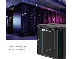QOLTEC 54464 Rack spintelė 19 colių 12U 600x635mm