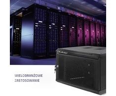 QOLTEC 54489 Rack 19 colių spintelė 6U 600 x 600 x 370 Perforuotos durys
