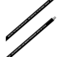 QOLTEC 53853 photovoltaic solar cable 6mm2 100m juodas