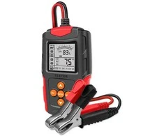 Qoltec skaitmeninis akumuliatoriaus testeris su LCD ekranu | 12V | 24V | 3Ah-200Ah