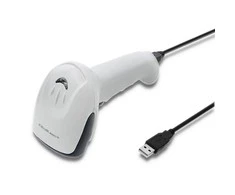 QOLTEC 50865 Brūkšninių kodų skaitytuvas 1D CCD USB Baltas