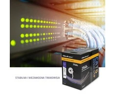 QOLTEC 50359 UTP network cable CAT6 305m PVC pilkas