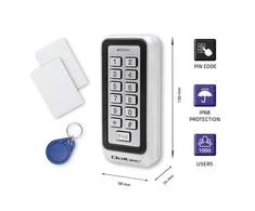 QOLTEC 52443 Kodinė spyna TRITON su RFID su RFID skaitytuvu Kodų kortelės rakto pultelis IP68 EM