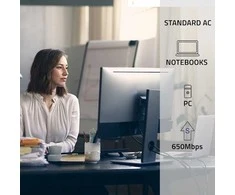 Qoltec Ultraszybki belaidis mini adapter USB Wi-Fi | standard AC | 650Mbps