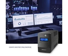 QOLTEC 53979 UPS Monolith 850VA 480W LCD USB RJ45