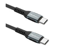 QOLTEC 52358 USB 2.0 Type C Kabelis USB 2.0 Type C 100W QC 3.0 PD 1.5m Juodas