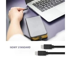 QOLTEC 52350 USB 3.1 tipo C kištukinis kabelis USB 3.1 tipo C kištukinis 1,4 m Juodas
