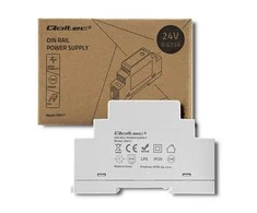 QOLTEC 50917 DIN bėgio maitinimo šaltinis 15W 24V 0.625A Pilka