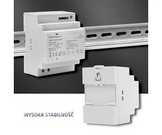 Qoltec Maitinimo šaltinis na szynę DIN | 85.2W | 12V | 7.1A | Pilka