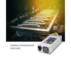 QOLTEC 50349 PCI-E 1800 W maitinimo šaltinis 80 Plus Platinum Game Miner