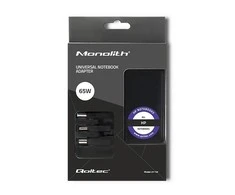 QOLTEC 51758 Maitinimo adapteris, skirtas HP 65W 3 kištukams