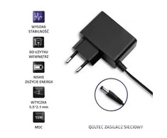 QOLTEC 50785 Kištukinis maitinimo šaltinis 15W 7,5V 2A 5,5x2,1