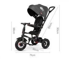 Sulankstomas triratukas QPlay Rito Rubber