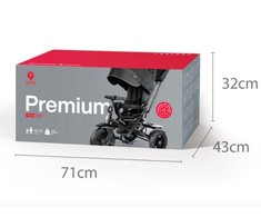 QPLAY PREMIUM AIR 6 in 1 triratukas pripučiamais ratais