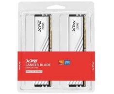 RAM Adata XPG LancerBlade RGB 32GB [2x16GB 6400MHz DDR5 CL32 DIMM] balta