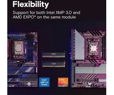 RAM „Crucial Pro“ įsijungimas 32 GB [2x16 GB 6400 MHz DDR5 CL38 UDIMM]