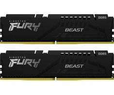 RAM KINGSTON 64GB 6000MT/s DDR5 CL36 DIMM rinkinys iš 2 FURY Beast Juodas EXPO