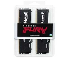 RAM „Kingston Fury Beast RGB 128GB“ [2x64GB 5600MHz DDR5 CL36 DIMM] operacinė atmintis