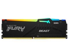 RAM „Kingston KF556C40BBAK4-64“ 64 GB 5600 MT/s DDR5 CL40 DIMM (4 vnt. rinkinys) „FURY Beast RGB XMP“ | „Kingston“